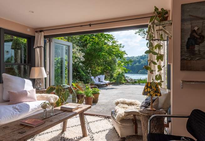 Pull back the bi-fold doors and soak up the views that unveil before you.