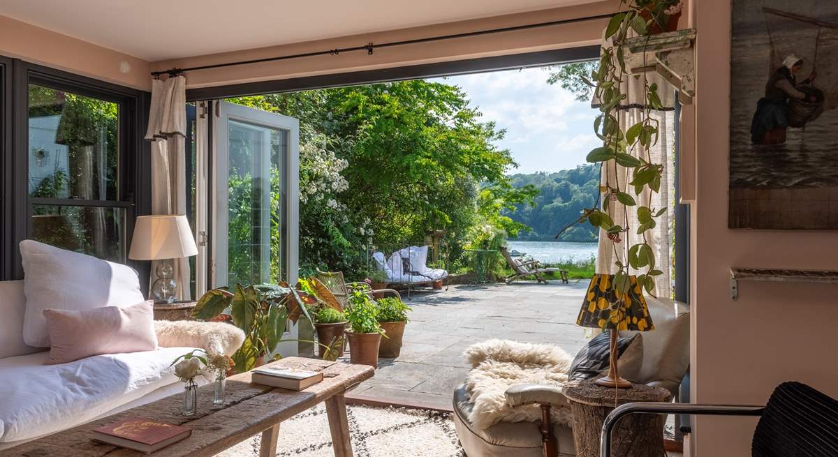 Pull back the bi-fold doors and soak up the views that unveil before you.