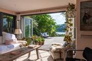 Pull back the bi-fold doors and soak up the views that unveil before you.