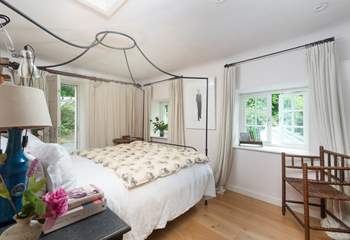 Bedroom 3 has a door that leads to the parking-area, saving you having to take bags and cases up and down the stairs.