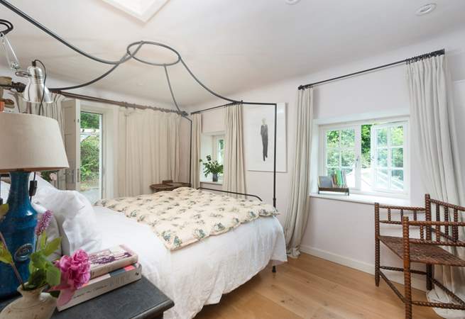 Bedroom 3 has a door that leads to the parking-area, saving you having to take bags and cases up and down the stairs.