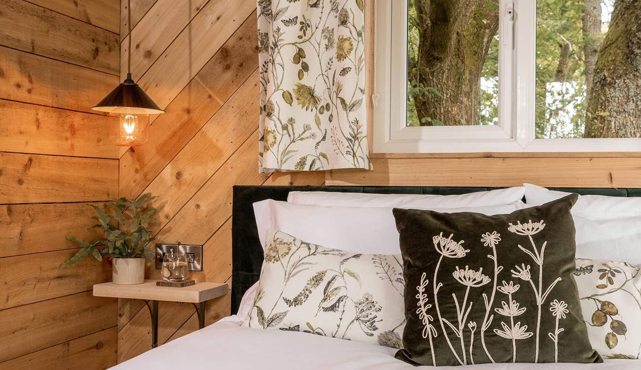 Enjoy slow mornings as you listen to the gentle sway of the leaves on the trees. 