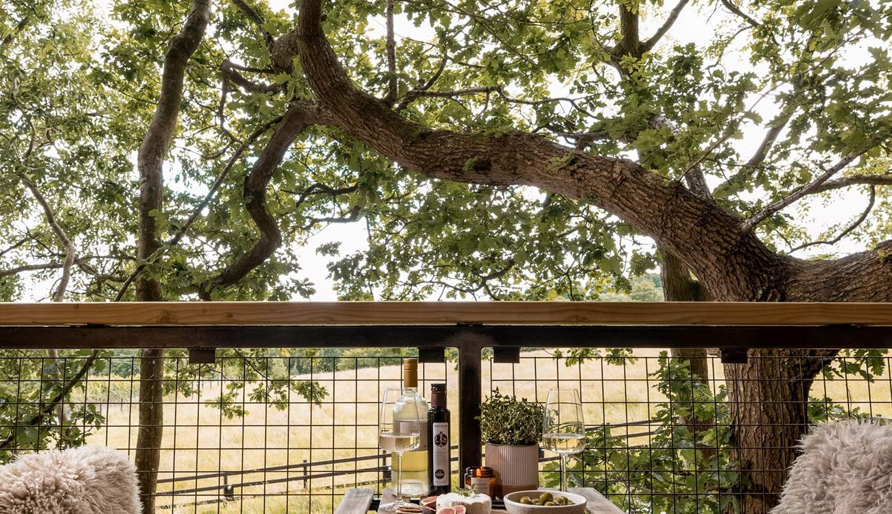 Step out the double doors and enjoy dining al fresco from dawn till dusk on the decking. 
