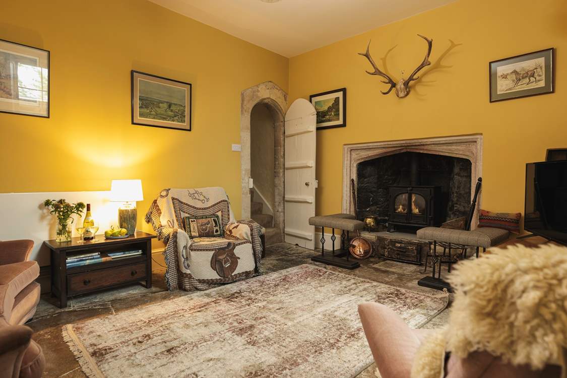 The cosy snug is so charming and full of original features.