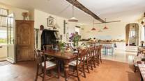 The Great Hall is now a fabulous and welcoming dining and kitchen space which is very much at the heart of this home.