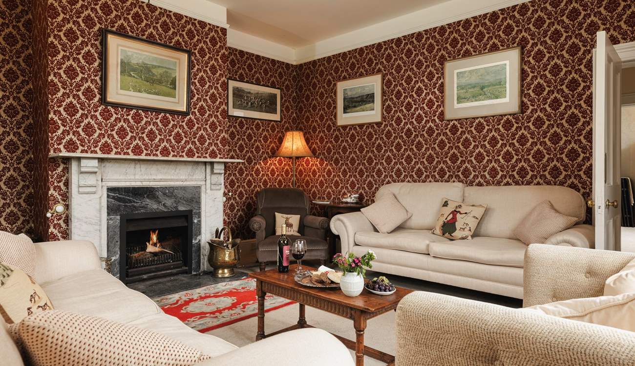Just the perfect place to relax with an evening tipple in front of a roaring log fire.