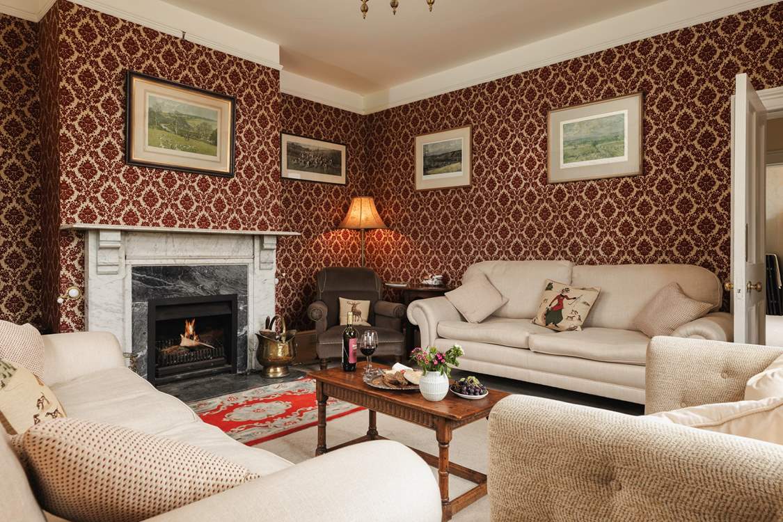 Just the perfect place to relax with an evening tipple in front of a roaring log fire.
