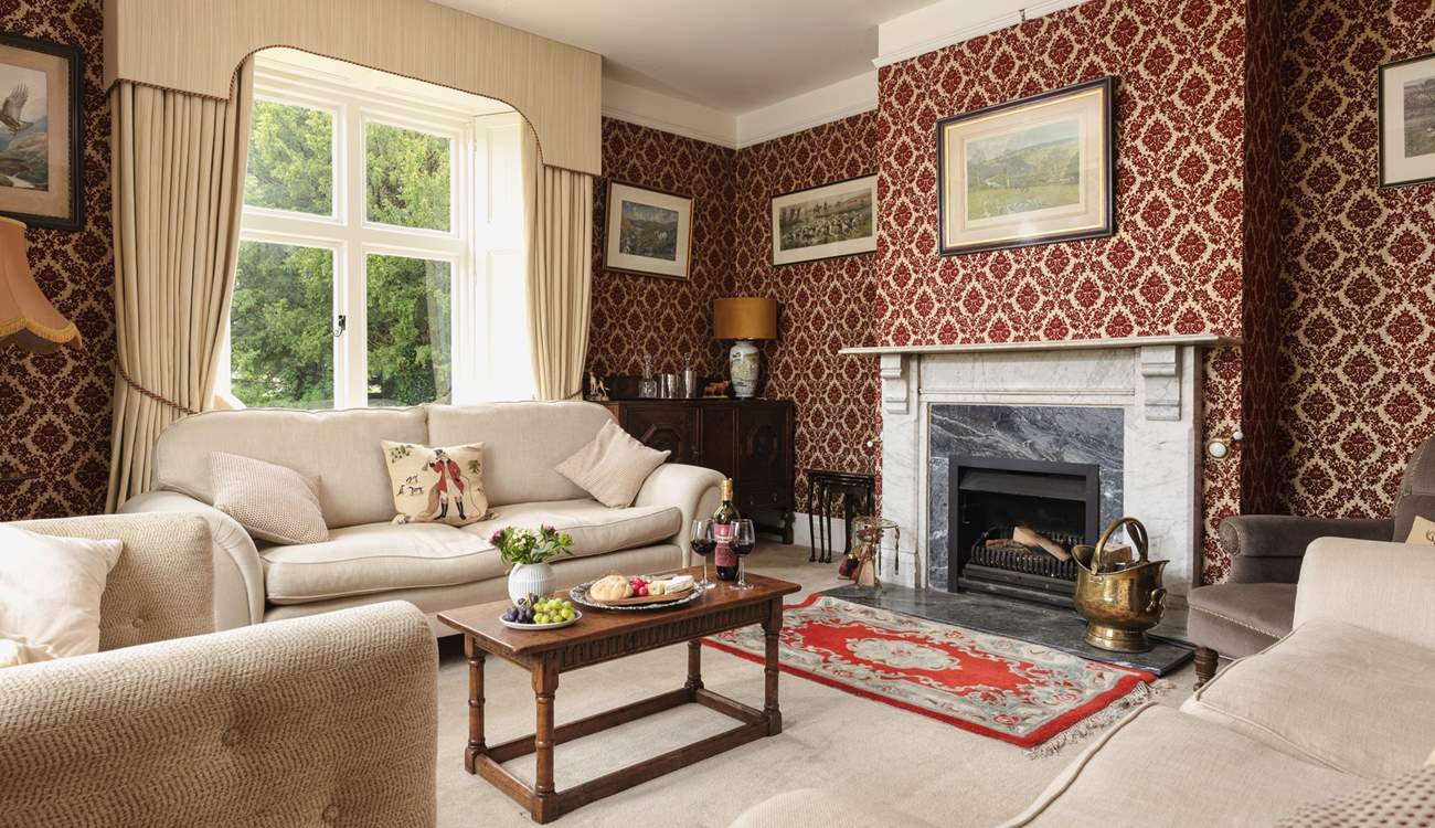 The formal sitting-room is ideal for entertaining.