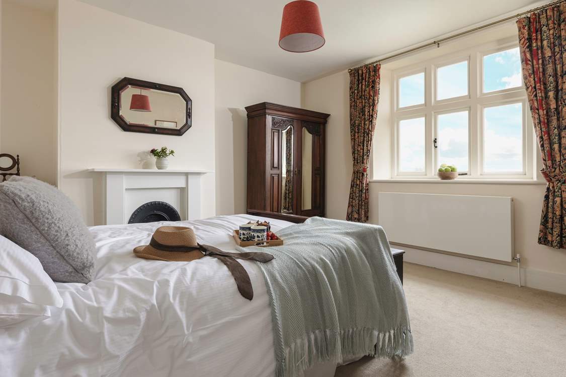 Traditional furniture complements the history of the property.