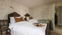 This twin room is perfect for the younger members of the group.