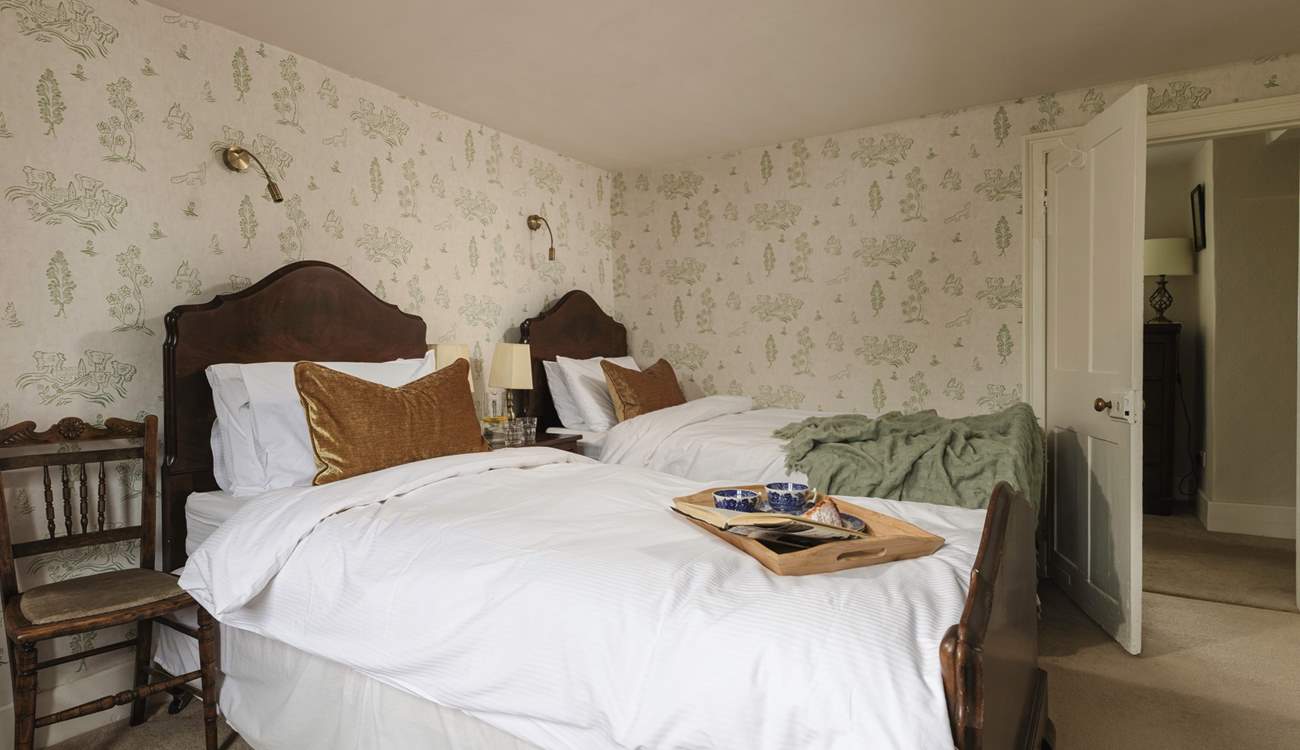 This twin room is perfect for the younger members of the group.