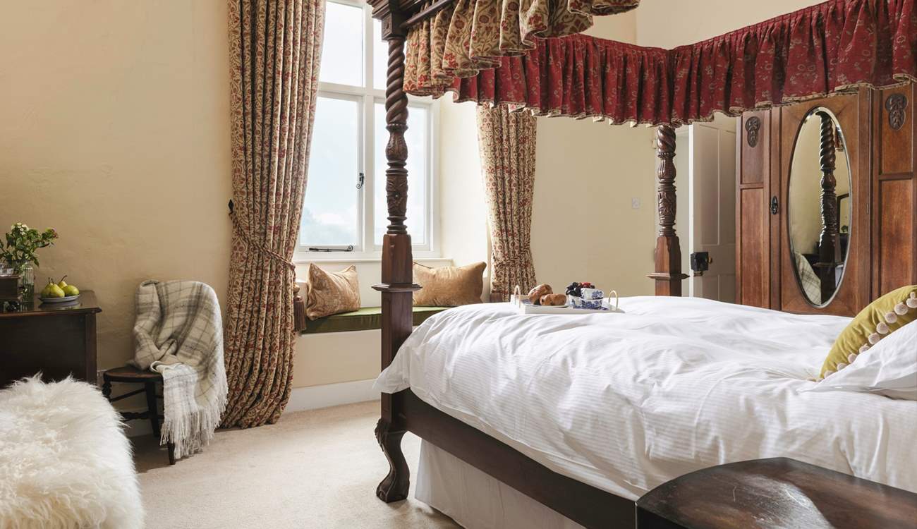 Step back in time in this historic bedroom.