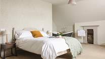 What's not to love about this bright and airy bedroom.