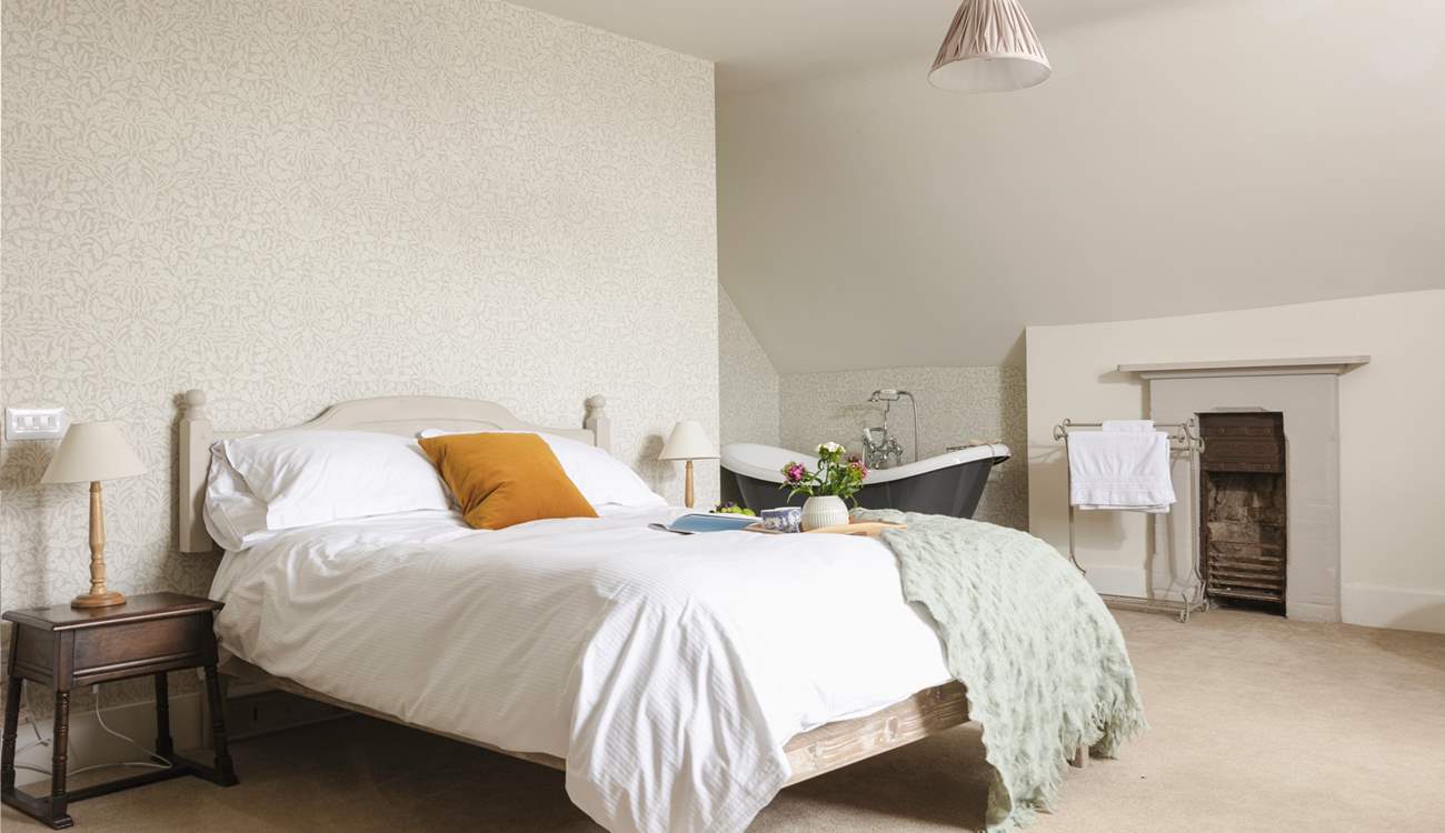 What's not to love about this bright and airy bedroom.