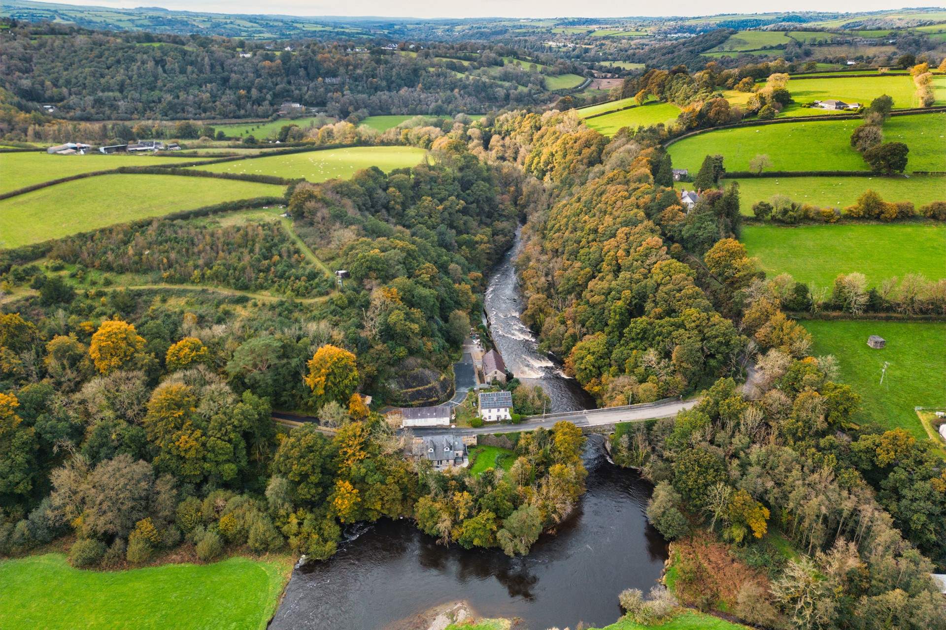 Glorious Cardiganshire countryside. 