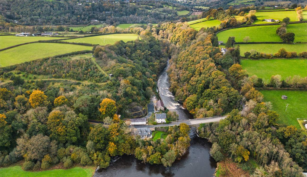 Glorious Cardiganshire countryside. 