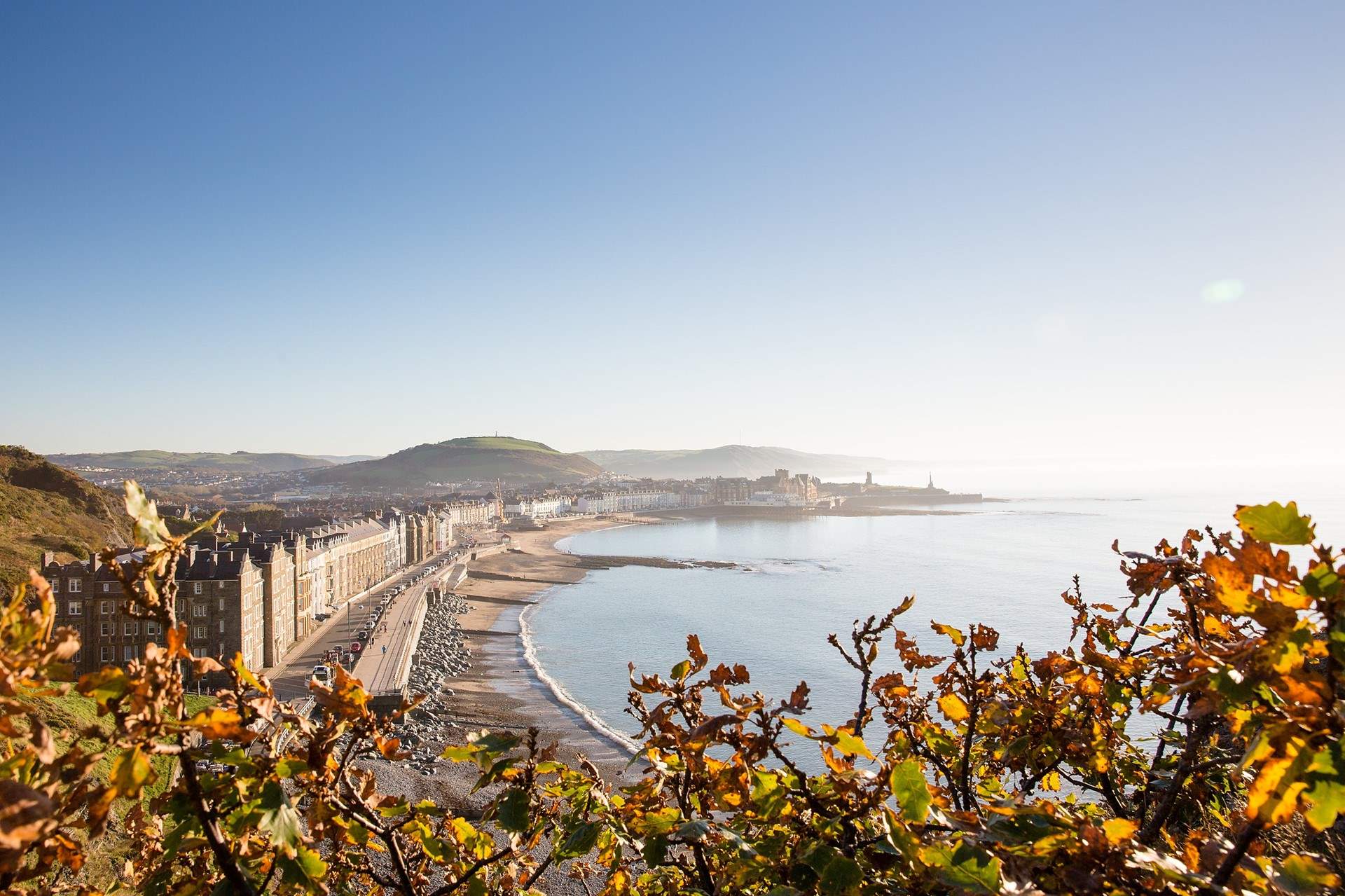 Take a day trip to the pretty seaside town of Aberystwyth.