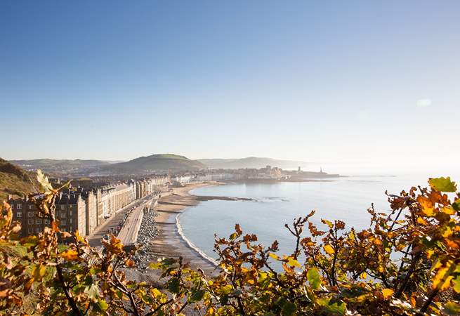 Take a day trip to the pretty seaside town of Aberystwyth.