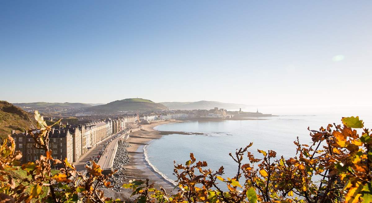 Take a day trip to the pretty seaside town of Aberystwyth.