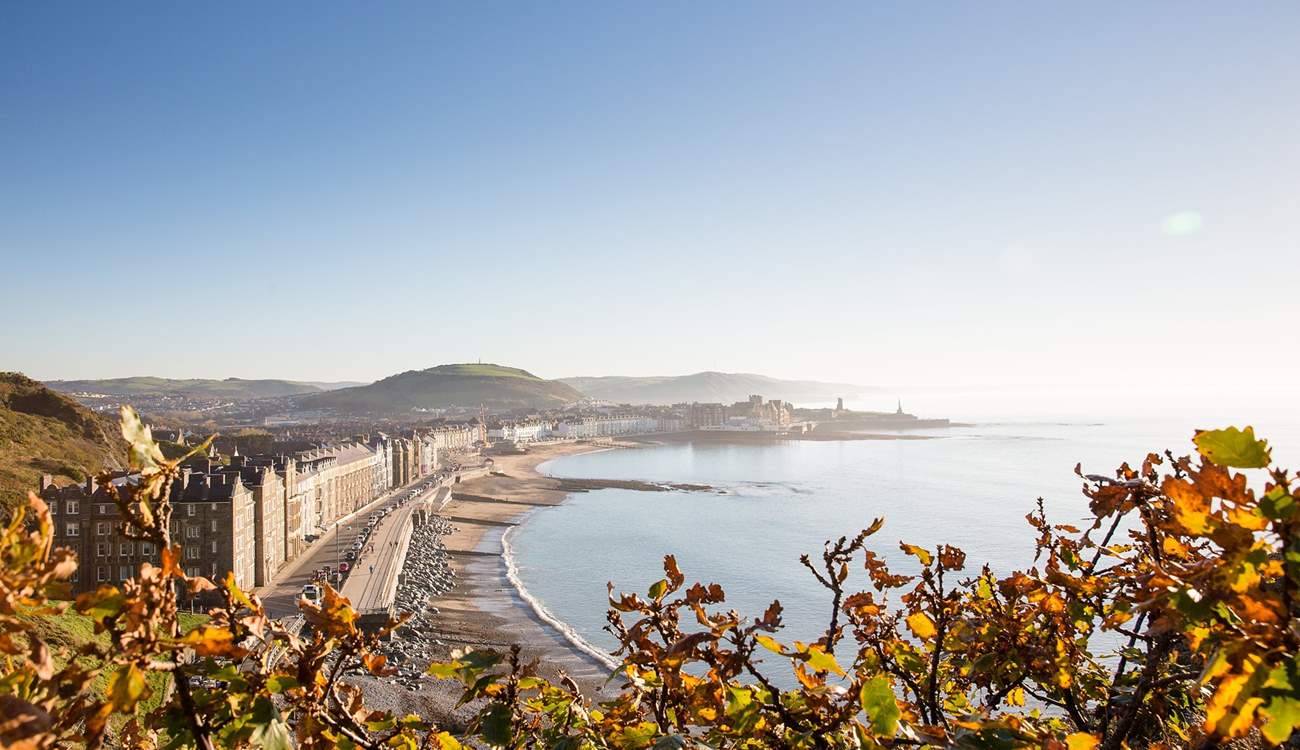 Take a day trip to the pretty seaside town of Aberystwyth.