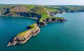 Spend a blissful day on Llangrannog Beach.  - Thumbnail Image