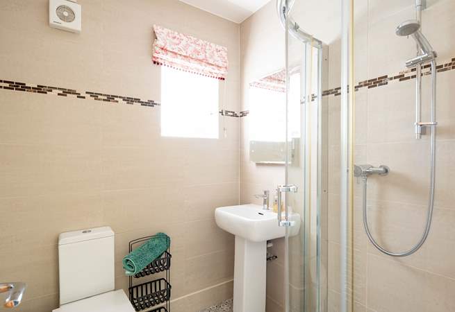 Attractive shower-room on the ground floor. 