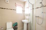 Attractive shower-room on the ground floor.