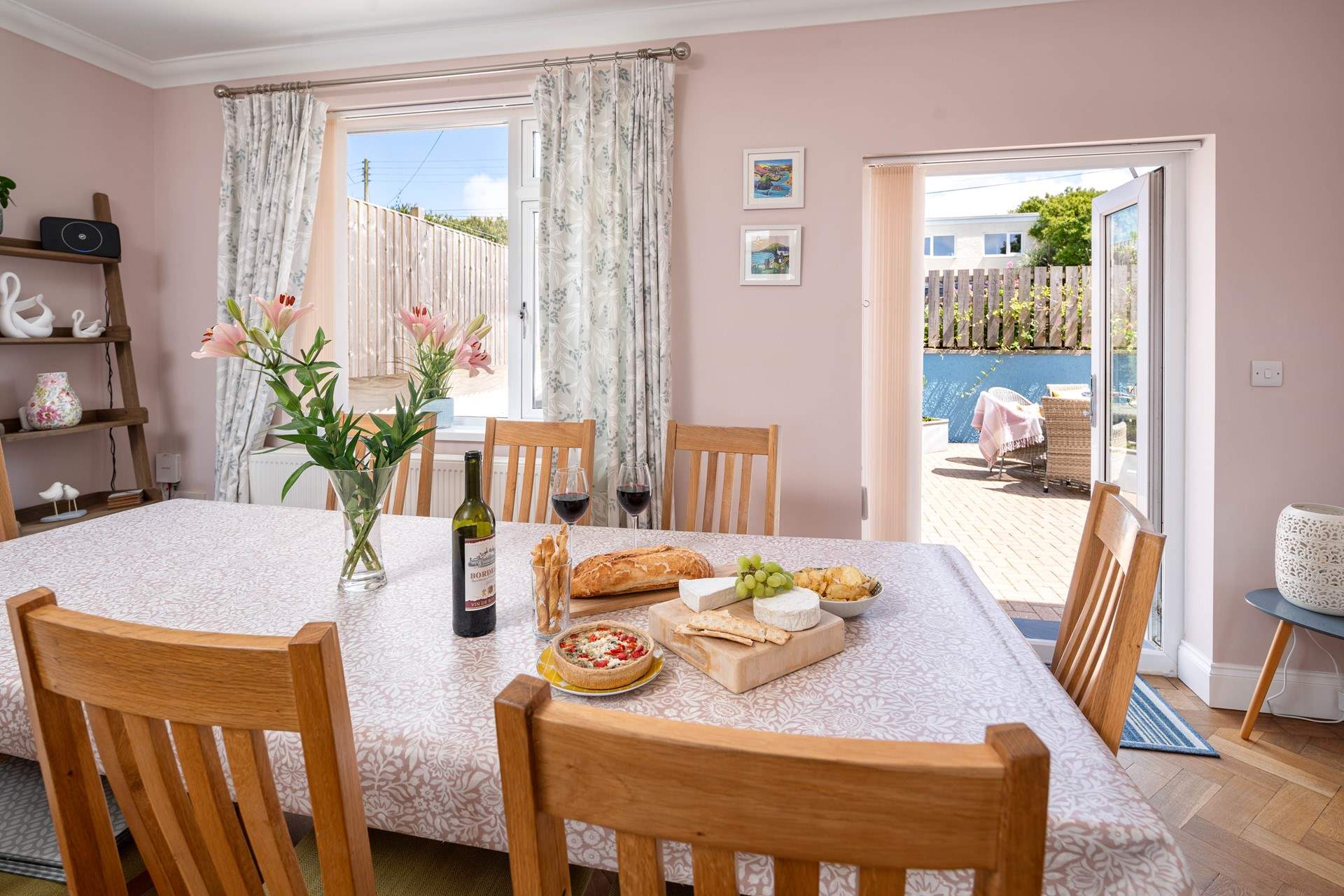 Throw open the door for a cooling summer's breeze. 