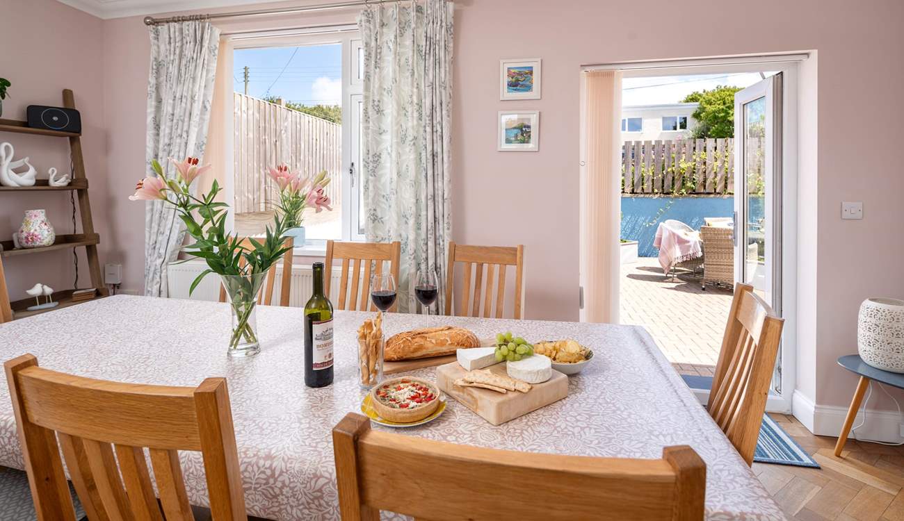 Throw open the door for a cooling summer's breeze. 