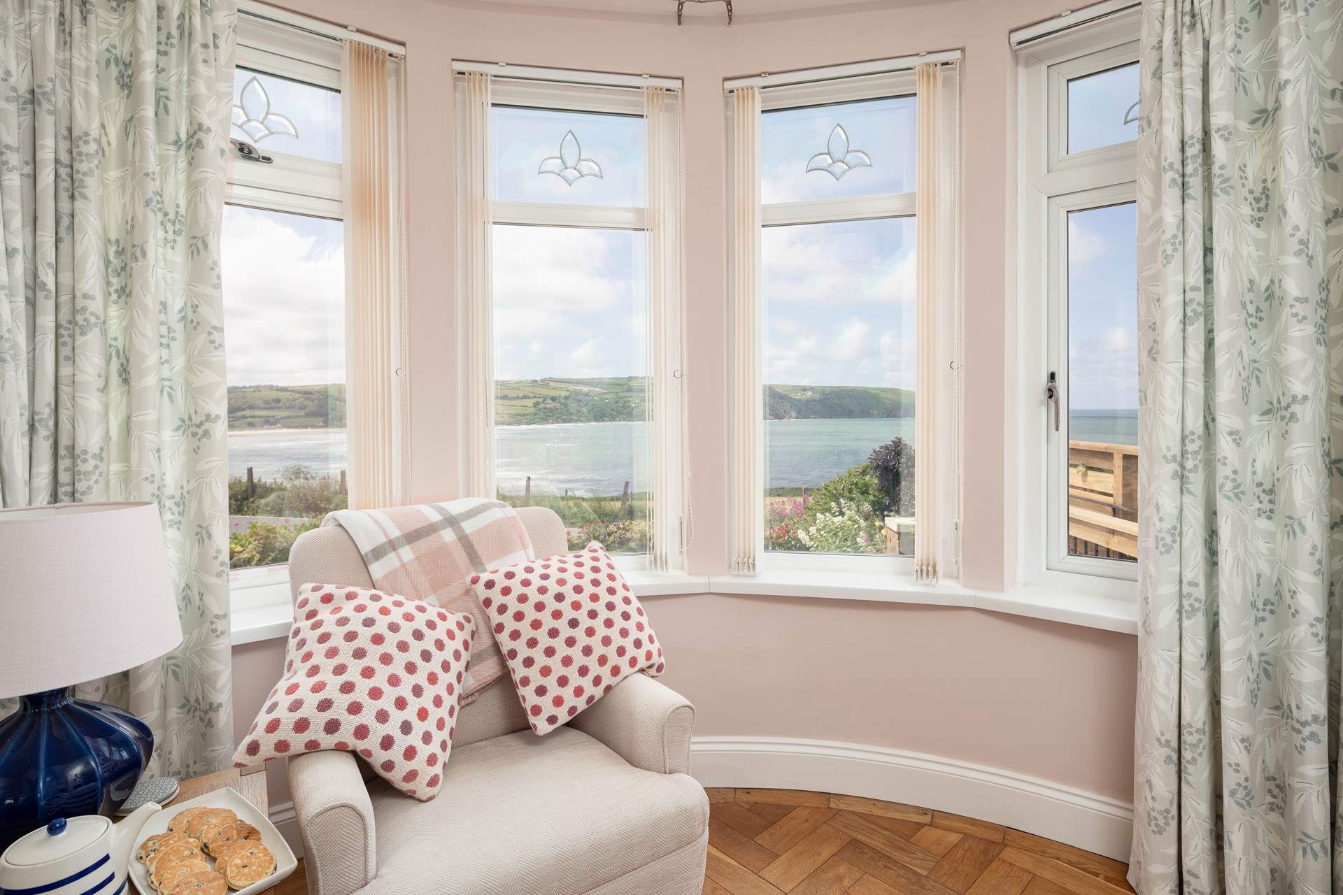 Heavenly views from the sitting-room.