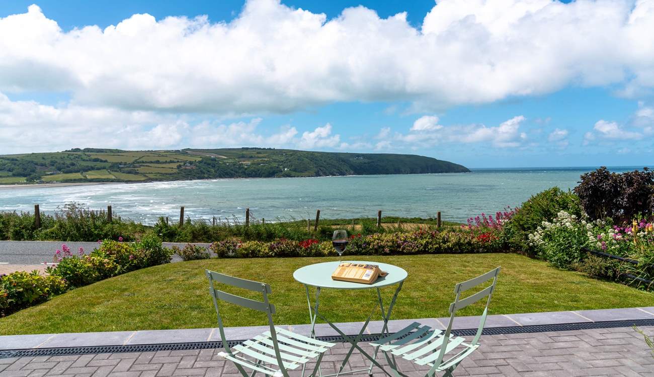 The perfect spot to watch the dolphins, often seen swimming in the bay. 