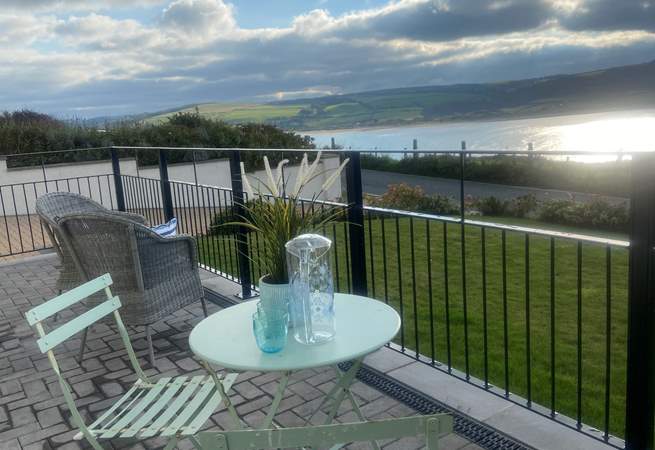 The perfect spot to soak up the sea air, take in the spectacular views and relax. 