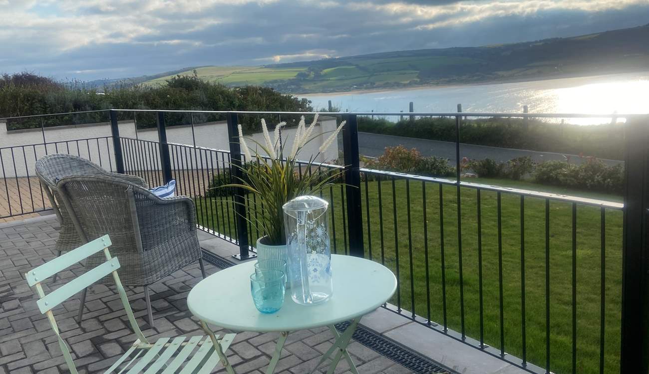 The perfect spot to soak up the sea air, take in the spectacular views and relax. 