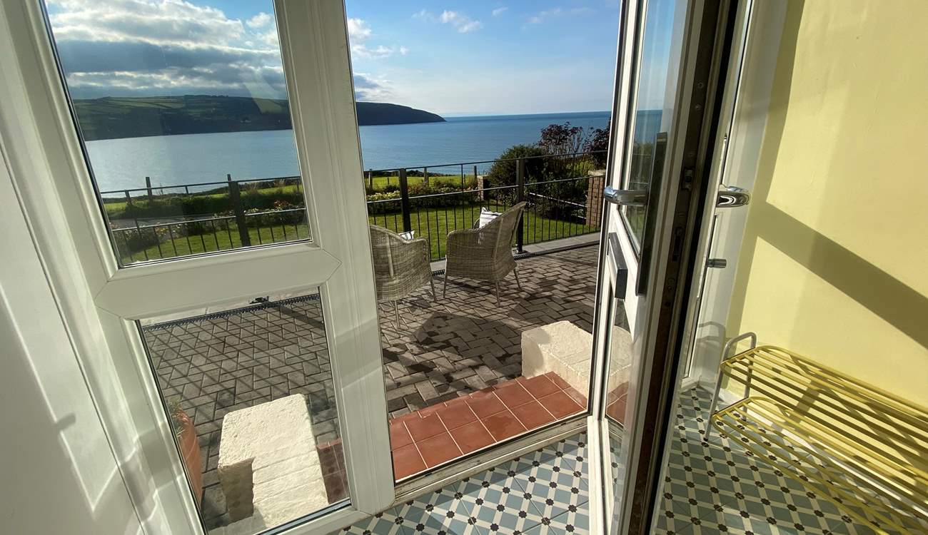 Such a splendid spot to sit in the sunshine or under the stars on a clear summer's night. Bliss. 