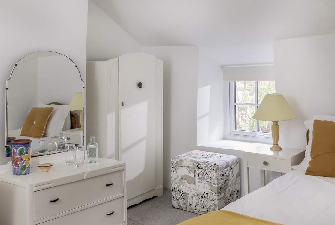 Elegant twin bedroom furniture.