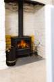 Cosy cottage wood-burner