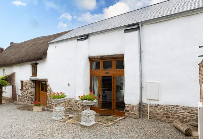 The front parking courtyard is shared with The Hayloft, however there is plenty of parking.
