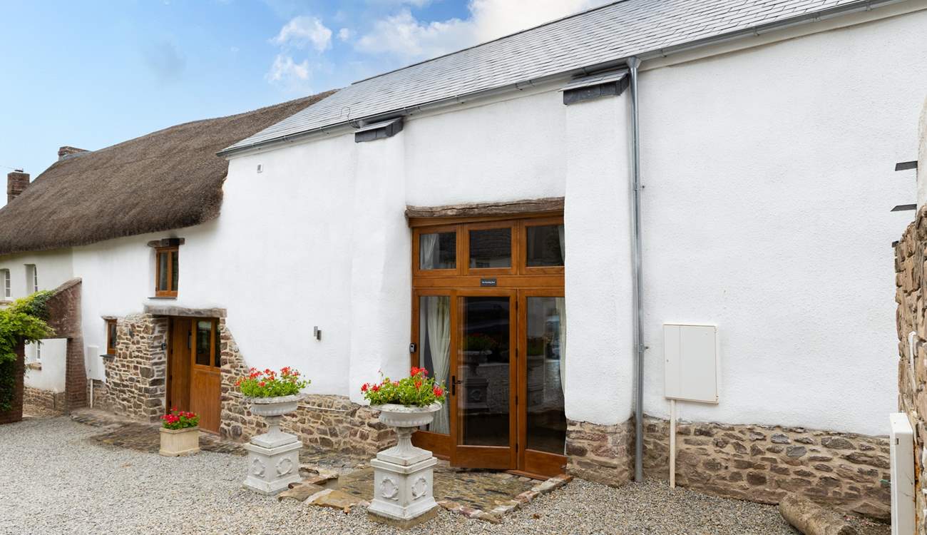 The front parking courtyard is shared with The Hayloft, however there is plenty of parking.