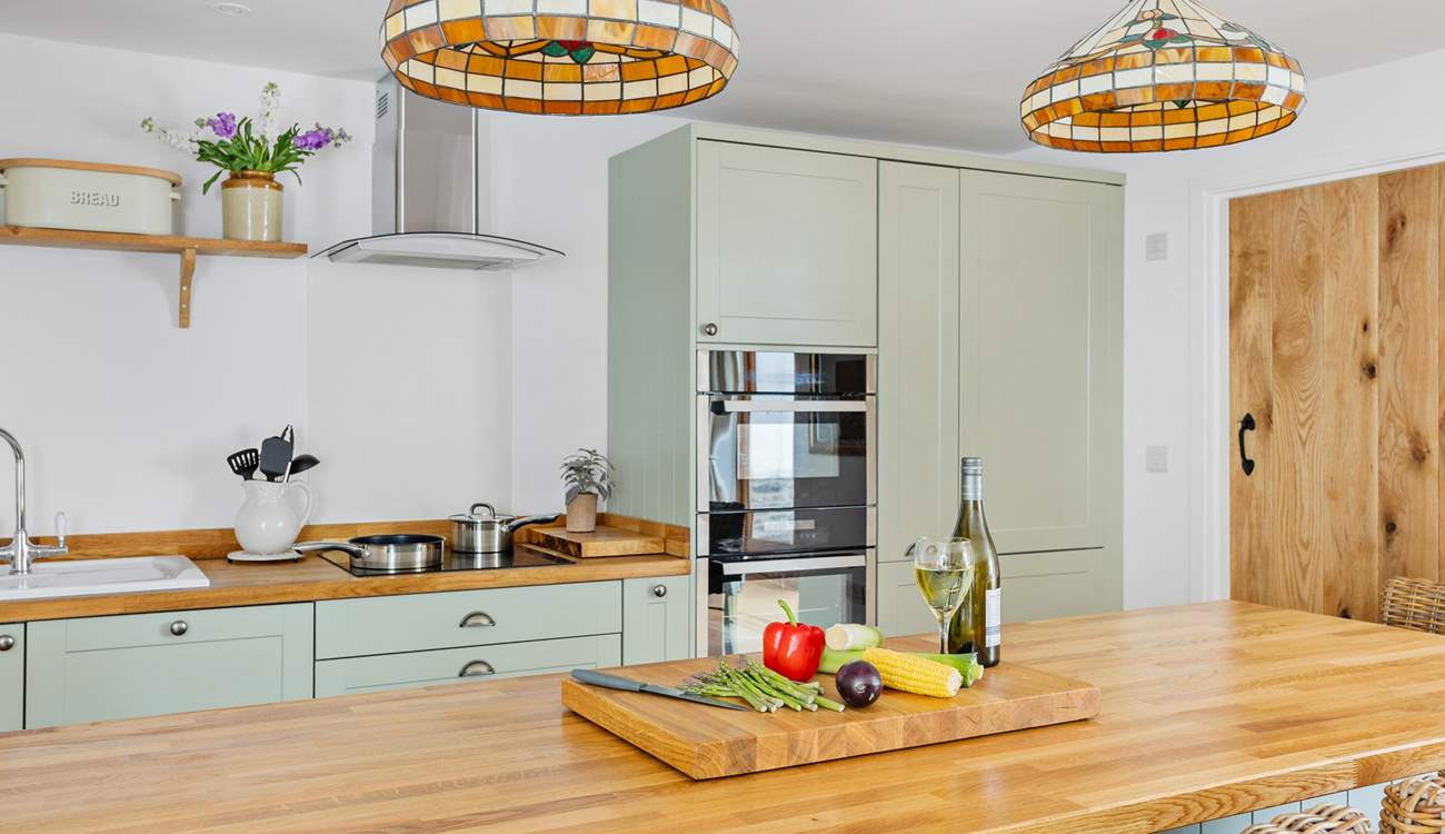 The kitchen is fully equipped and ready for you to prepare a family feast.