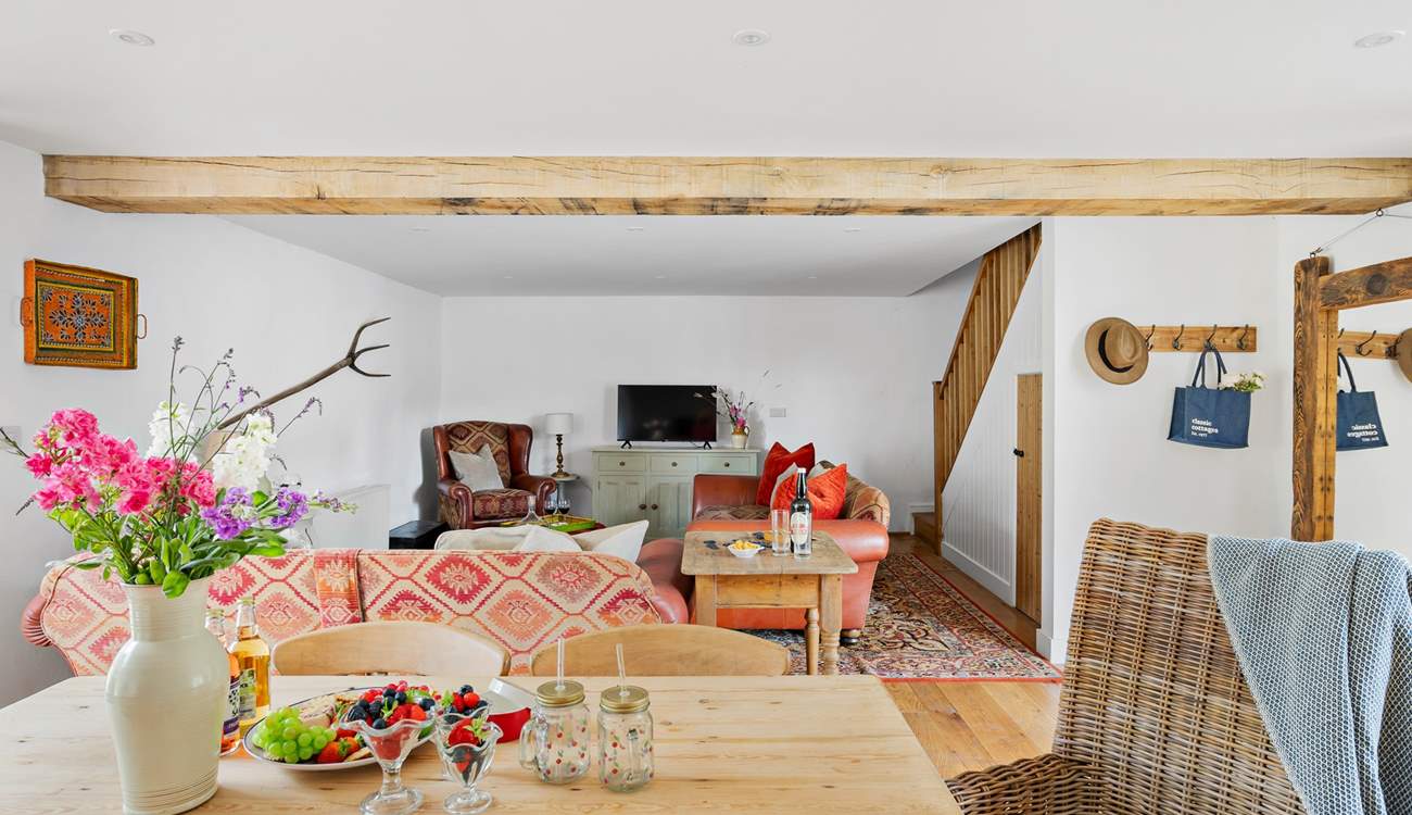 When the stars come out you can snuggle into a sofa and watch a family film together.