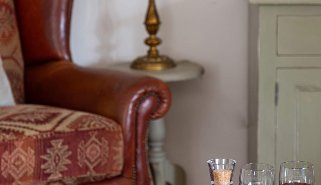 Pour a vino and relax into the evening.