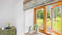 Rural bliss and a garden and meadow that's waiting to be enjoyed.