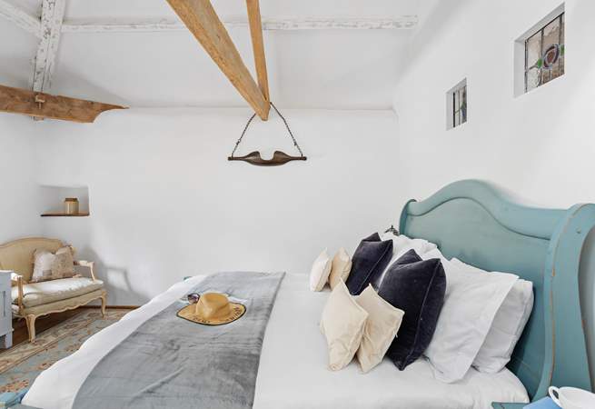 The sumptuous bed means you will sleep well each night.