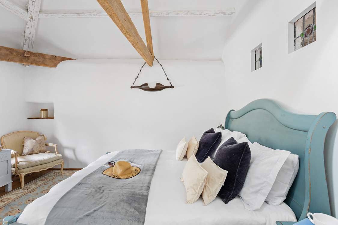 The sumptuous bed means you will sleep well each night.