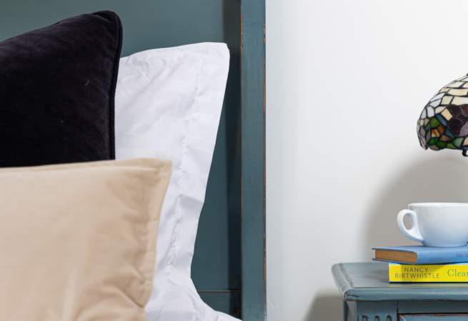 Gorgeous French-inspired furniture adds to the charm of this bedroom. 