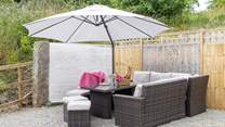 The back garden is gravelled however you have a further five acres of garden and meadows to explore.
