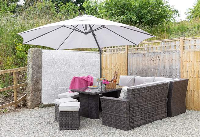 The back garden is gravelled however you have a further five acres of garden and meadows to explore.