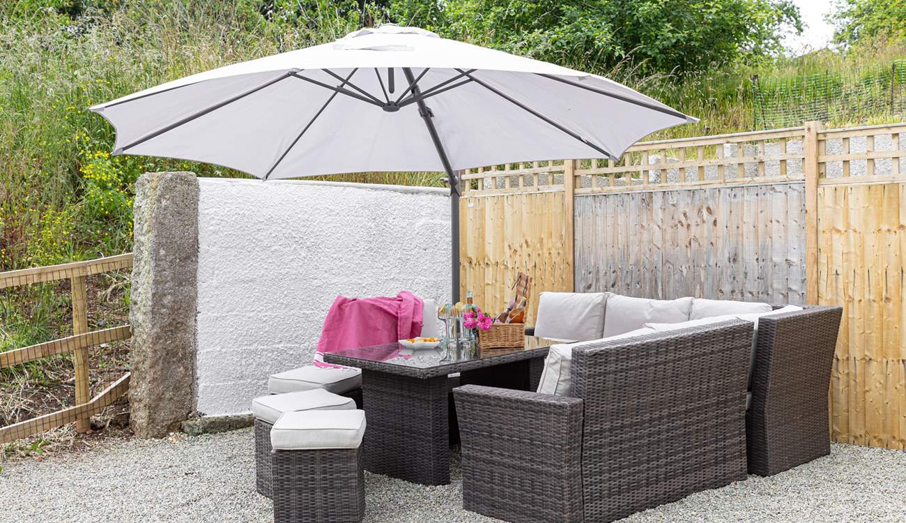 The back garden is gravelled however you have a further five acres of garden and meadows to explore.