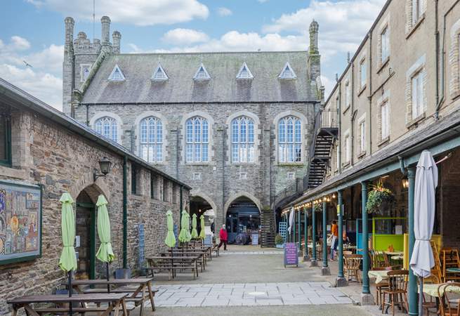 Visit the popular, twice-weekly, pannier market at Tavistock.