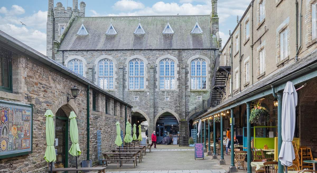 Visit the popular, twice-weekly, pannier market at Tavistock.